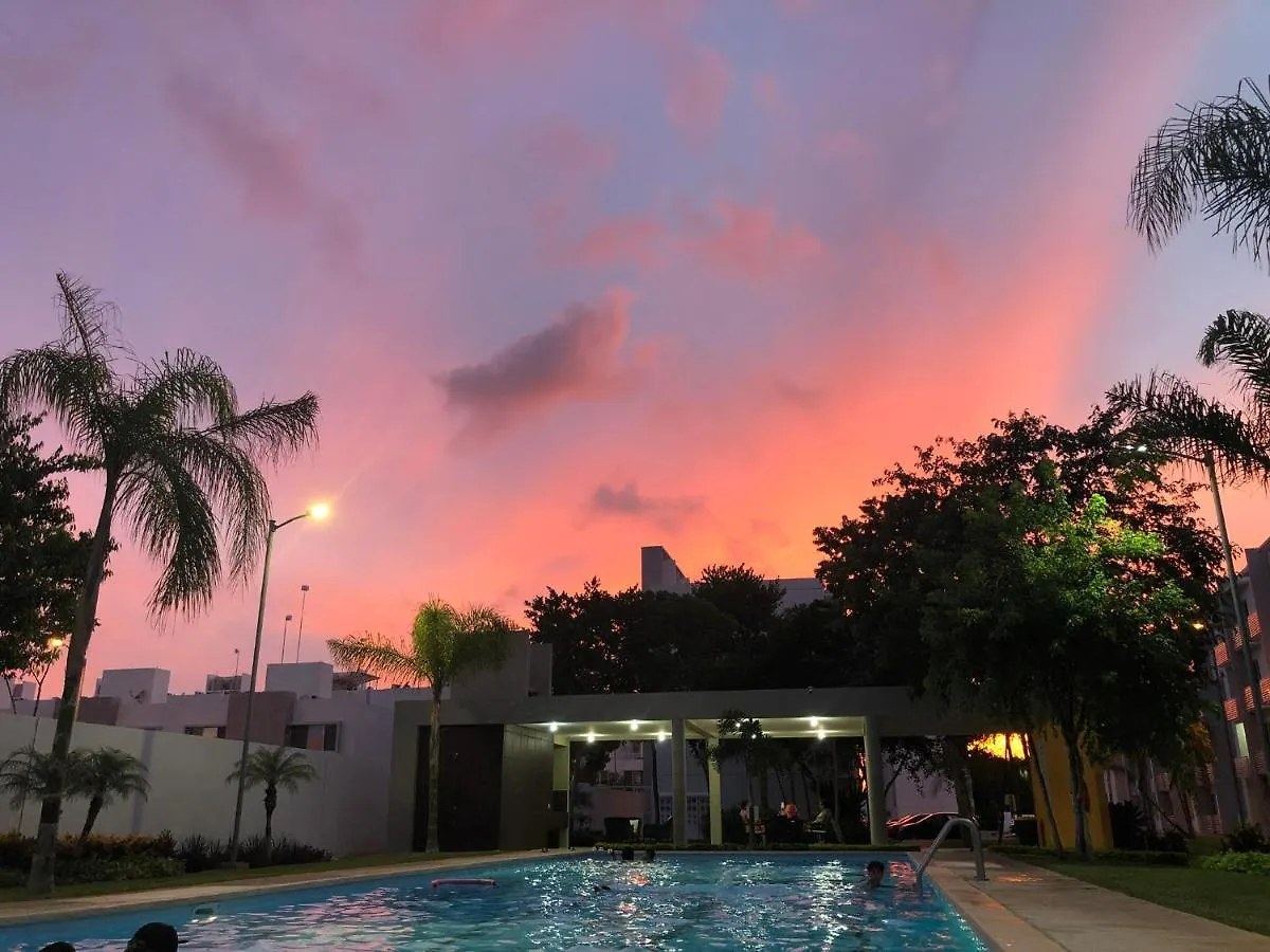 Apartmán Departamento De Lujo En Jardines Del Sur 4 Cancún Mexiko