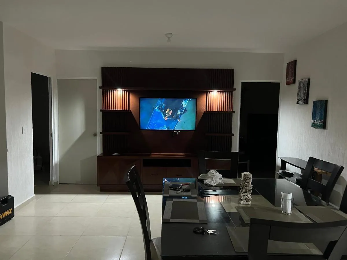 Apartmán Departamento De Lujo En Jardines Del Sur 4 Cancún
